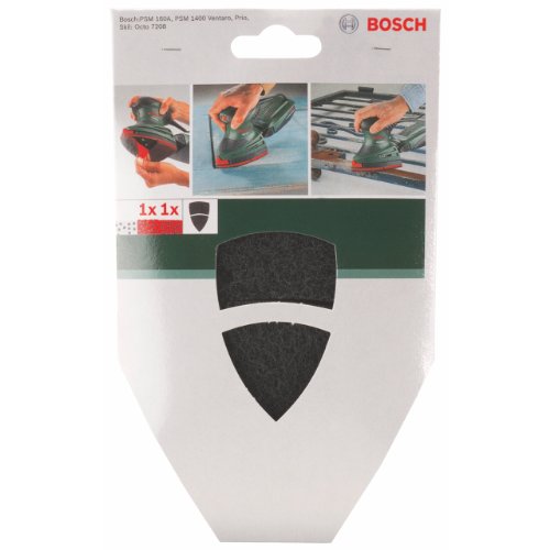 Bosch DIY Reinigungsvlies + Zusatzblatt (für Multischleifer verschiedene Materialien, 102 x 62/93 mm, Körnung mittel/fein)