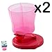 Milk Powder Dispenser - First Steps Milk Powder Dispenser (Pack of 2, Pink)