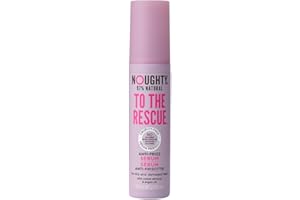 Noughty 97% Natural To The Rescue Anti-Frizz Serum for Dry, Frizzy & Damaged Hair Sulphate Free Vegan Haircare Smoothing Hydrating Formula with Heat Protection 75ml