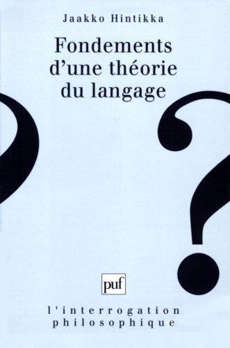 Fondements d'une théorie du langage en ligne Fondements d'une théorie du langage en ligne