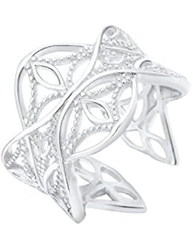 Elli Damen-Stapelring Ornament 925 Sterling-Silber Gr. 54