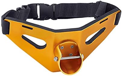 Fishing belt, fishing belt rod holder- made of aluminium- fishing belt rod holder with gilt finish.