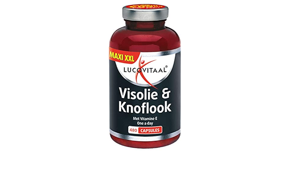 Lucovitaal Visolie Knoflook 480ca : Amazon.co.uk: Beauty