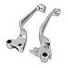 Imported CNC Aluminum Chrome Skull Head Brake Clutch Hand Levers Set RS.1250.00