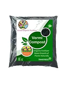 Evana Organic Fertilizer Enriched VermiCompost/Compost for Gardening Plants 1 KG