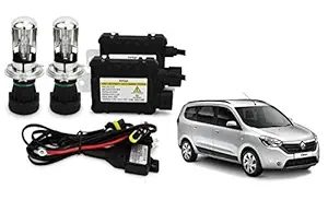 RS Enterprises Cars Renault Lodgy 1 H4 - HID Conversion Light Kit ( 2 HID Light , 2 Blaster , Wiring ) Vehicle HID Kit for Car Headlight