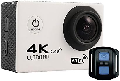EPTEK@ 16GB TF Card+ HD 4K Wifi sports action camera F60R 2.0 inch Screen 4K 170 Degrees Wide Angle WiFi Mini Sport Action Camera Camcorder with Waterproof Housing Case &amp;Remote Controller (Sliver)