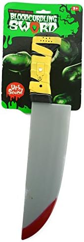 Bloody Kitchen Knife Halloween Costume Accessory Scream Horror Styled Toy Sword Accessories For Kids