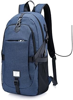 The new dual shoulder bag Korean version of the backpack fashion leisure bag travel bag school bags for girls and boys, Royal Blue