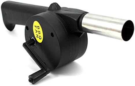 Naisicatar Functional Outdoor Picnic Barbecue Cooking Hand Crank Fan Air Blower Accessory