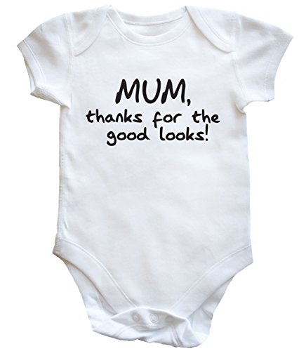 HippoWarehouse Mum, Thanks for the Good Looks! baby vest boys girls