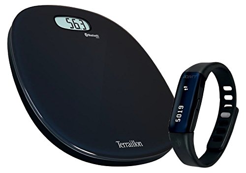 Terraillon Web Coach One Pack Personenwaage/Armband einer Aktivität für Smartphone/Tablet schwarz - 2