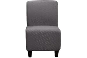 RTSFKFS Cubre Sofá De 1 Plaza Elástica Funda para Sillón Sin Brazos, Funda para Silla De Club Funda Reclinable Funda De Sofá Individual Lavable,Modernas Fundas Protectoras para Chesters (Color : G)