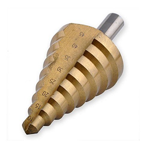 Etime Stufenbohrer HSS TIN 10- 45 mm Bohreraufsatz Kegelbohrer Konusbohrer Schälbohrer Fräser Mehrstufenbohrer