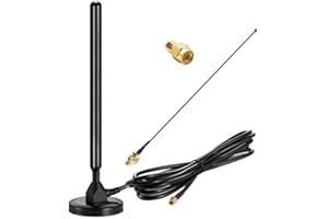 GAINFI Helium Lora 868 MHz Anteny / lorawan antena meshtastic do Heltec 868 MHz ESP32 Lora Board/IOT LoraWan Gateway/antena helowa do RAK Bobcat Hotspot HNT Miner, 4dbi, podstawa magnetyczna, IPEX