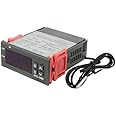 STC-1000 DC 12V 10A Microcomputer Digital Display Temperature Controller Thermostat Control Switch 2 Relay Output and NTC 10K Thermistor Sensors Digital Temperature Probe (12V)