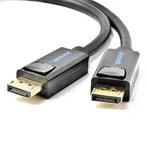 CABLESETC 8K DisplayPort DP Male Cable Version 1.4 28AWG (Supports 8K 60 Hz, 4K 120 Hz, FHD 240Hz, HBR3, 32.4 Gbps, DSC 1.2, HDR10, FEC) for Graphics Card and Gaming Monitor  2 meters 6.6 feet