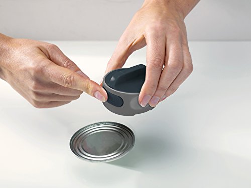 Joseph Joseph Compact Dosenöffner, eine einfach Drehgriff, grau - 4