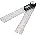 Produktbild Souked 2 in 1 200mm 360Degree LCD-Digital- Winkelmesser Lineal Winkelsucher