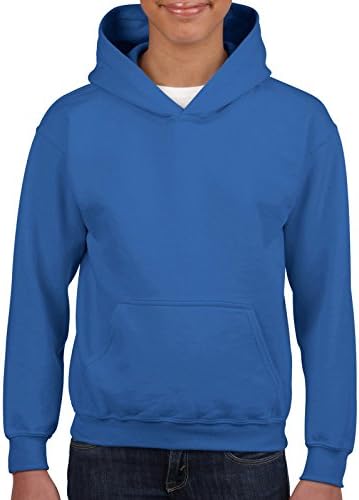 Gildan Heavy Blend™ Youth Hooded Sweatshirt All Colours and Sizes Boys Girls (XL Kids 12-13 Yrs, Royal Blue)