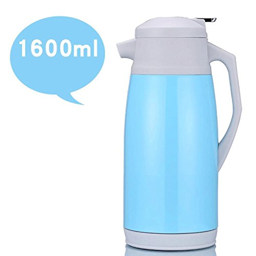 spécifications Accueil Isolant en acier inoxydable Pot Cuisine Bouilloire Restaurant Hôtel Isolation Coupe Bouteille Chaude Grande Capacité Bleu Verre Liner 1.6L UOMUN