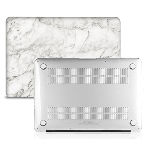 Fintie MacBook Air 13 Hülle – Ultra Slim Plastik Hartschale Schutzhülle Snap Case für Apple MacBook Air 13.3 Zoll (A1466 / A1369) , Marmor Muster - 5