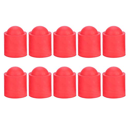Snooker Astuce Couverture Cue Protecteur Piscine Cover, 10Pcs Piscine Cue Tip en Caoutchouc Couverture Billard Queues Bâton Protection pour Snooker Cue Tip Piscine Billard Accessoires
