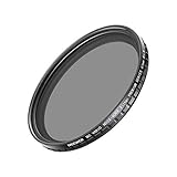 filtro nd400 58mm AJUSTABLE: Reduce la cantidad de luz que llega a la película sin afectar el color; ND se puede ajustar de ND2 a ND400