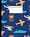Produktbild Graph Paper Notebook: Cool Plane, Boat, Motorbike, Helikopter Quad Ruled 5 x 5 (.20’’) Graphing Paper Composition Notebook for Math and Science Kids, Students and Teachers, 5 Squares per Inch, Large.