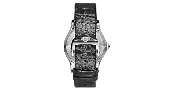 Emporio Armani Swiss Made Montre Automatique Homme avec Bracelet en Cuir  ARS3303 : Amazon.fr: Montres