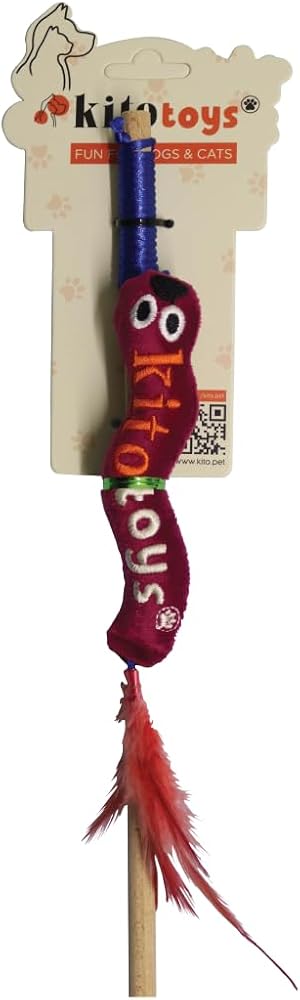 Kito Toys Solucan (Olta) Peluş Kedi Oyuncağı