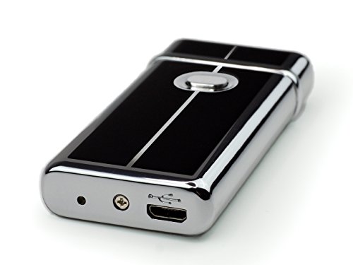 eFuego Elektronisches Sturmfestes Plasma Lichtbogen Feuerzeug mit USB Ladekabel für Zigaretten Kerzen und mehr - 3