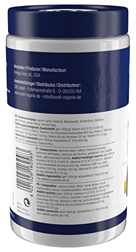 Söll 16258 Organix Marine Flakes – Flockenfutter für Zierfische – Meerwasser – 1 l - 3