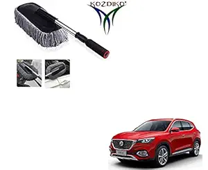 Kozdiko Microfibre Duster with extendable Handle Set of 1 Pc for Car and Home Cleaning Dry and Wet Mop