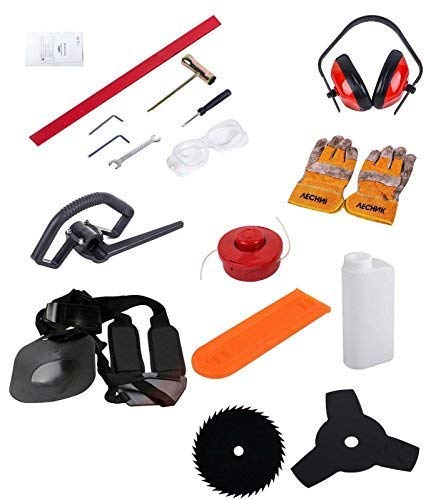 Más Barato BU-KO 52cc Herramienta de jardín Multifuncional de Gasolina
de Largo Alcance Que Incluye: Hedge Trimmer, Pruner Chainsaw, Cortador
de Pincel con línea de Recorte Grueso de 2.4mm y Poste de extensión
Especial