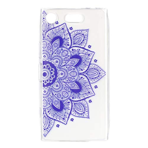 Preisvergleich Produktbild Baluue Mode Farbige Zeichnung Muster Schutzhülle Telefonabdeckung Kratzfest Stoßfest TPU Telefonkasten für Sony XZ1 Compact (Ethnische Muster)