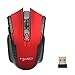 Produktbild Yowablo Kabellose Gaming Maus 2,4 GHz 6D 1600 DPI USB drahtlose optische Gaming-Mäusemäuse für Laptop (Rot)