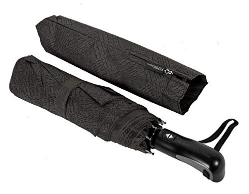 Gianfranco Ferrè Ombrello Uomo Automatico Gigante Apri-Chiudi Duomatic, Alluminio e Fiberglass, Antivento (Tortora)