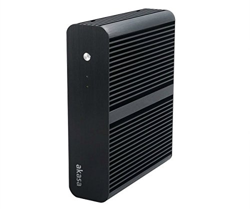 Akasa Euler Fanless Thin-Mini-ITX Gehäuse inkl. 120W PSU, OEM, AK-ITX05M12EU - 4