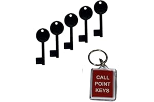 TC397- CQR/Apollo Call Point/Fire Panel/Fire Alarm Spare/Extra Key – Available in packs of 1/2/3/5/10 Keys with 1x DADD-E Call Point Key Keyring. The following pack size is selected (5)