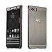 Produktbild XMT BlackBerry KEYone,BlackBerry Mercury 4.5" Hülle,Luxus Metallrim + PC Hardback (2 in 1) Dual-Werksoff Telefon Protictive Case hülle Schutzhülle Cover für BlackBerry KEYone Smartphone (Schwarz)