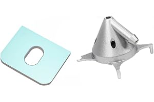 JQLABEIT Filter-Panorama-Glas mit Luftunterstützungsloch, Schutzhülle und Nachrüst-Lufthaube, luftunterstützter spezieller Ersatz für ATOMSTACK X7 Pro/S10 Pro/A10 Pro Lasergravierer