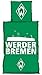 Produktbild Werder Bremen Bettwäsche 135x200 cm Glow in The Dark grün weiß Baumwolle