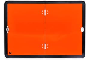 ‎REFLECTO ADR-Tafel vertikal klappbar | Aluminium | Warntafel zur Kennzeichnung von Gefahrguttransportern | mit oder ohne Kantenschutz | Gefahrstoff | 400 x 300mm | Reflexionsklasse RA1/A (mit Kantenschutz)