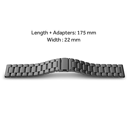 Simpeak Samsung Gear S3 Reloj Correa Samsung Galaxy Watch 46mm Acero Inoxidable Banda de reemplazo Tres Hebilla de Cuentas Dise o Correa para Samsung Gear S3 Classic Frontier - Negro reviews Simpeak Samsung Gear S3 Reloj Correa Samsung Galaxy Watch 46mm Acero Inoxidable Banda de reemplazo Tres Hebilla de Cuentas Dise o Correa para Samsung Gear S3 Classic Frontier - Negro