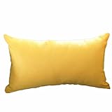 ✿ Größe: 30cm x 50cm Huhu833 Rectangle Kissenbezug Blend Baumwolle Pillow Kissen dekorative Kissenbezug Pillow Case Bunt (30cm x 50cm) (Gelb)
