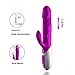 Price comparison product image Alona 10 Kinds of Vibration Modes Body Massager, Thrusting & Rotating USB Rechargeable Massager, Intelligent Heating, Whisper Quiet & Waterproof (Purple)