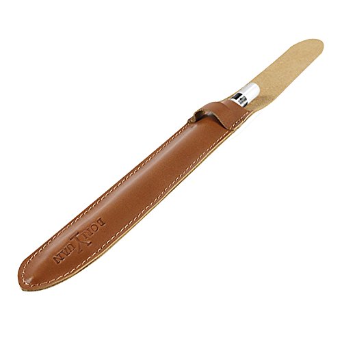 Boriyuan APPLE Pencil Halter Tasche Hülle Sleeve aus echtem Leder für Ipad Pro Pencil (Braun)