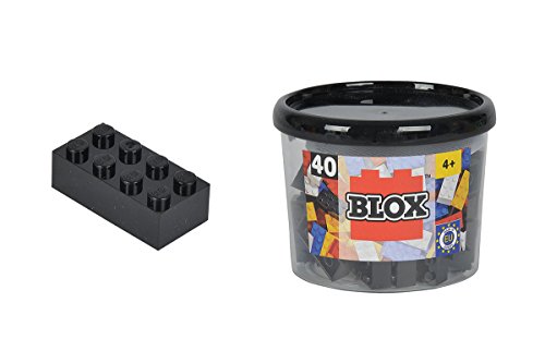 Blox - Bote de 40 Bloques, Color Negro (Simba 4118895)