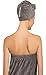 Merry Style Womens Wellness Turban 13007 (Grey/White, One Size)